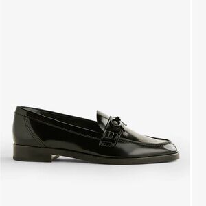 Reformation Kaylee Loafer Black w/ Bow - Size 9